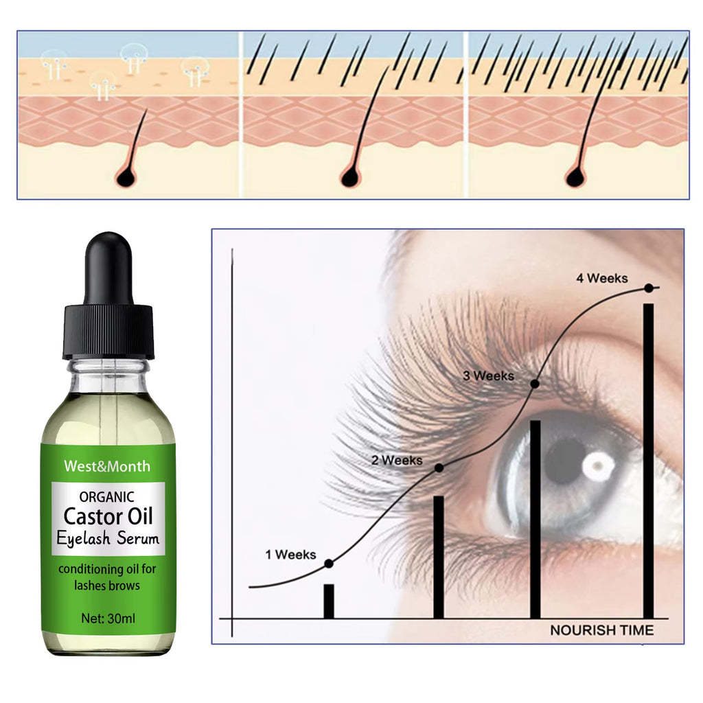 Organic Castor Oil Eyelash Serum