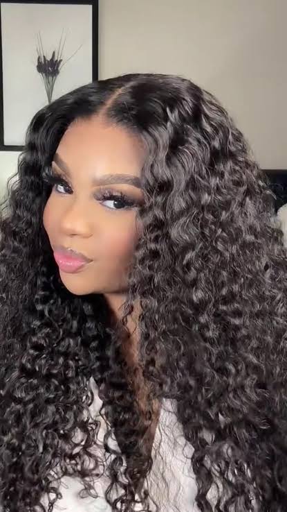 16 Inch Deep Wave 4x4 Closure Human Hair Wig
