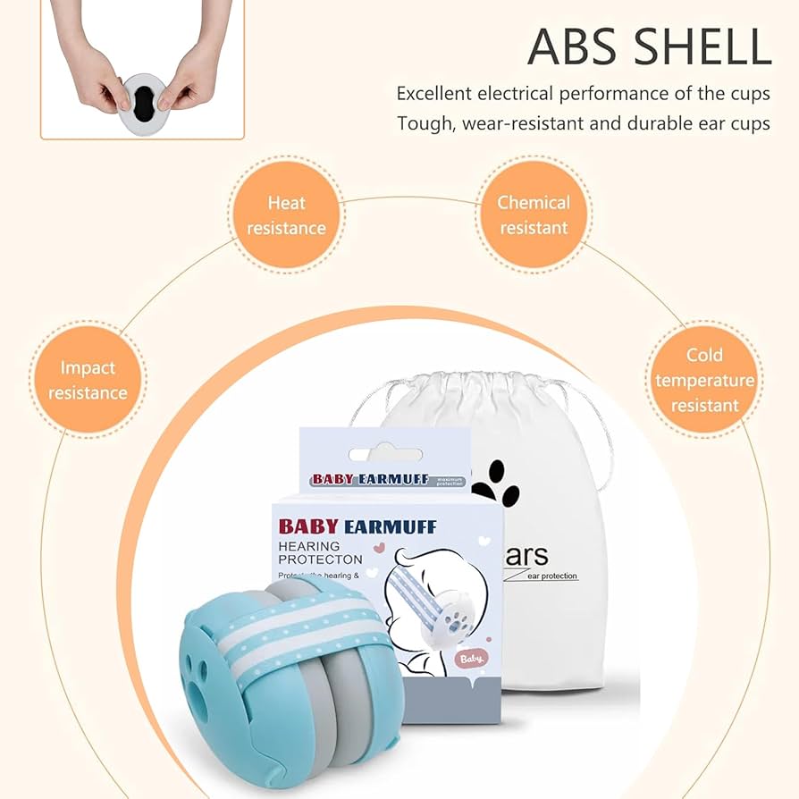 Baby EarMuff Hearing Protection/Noise Defenders