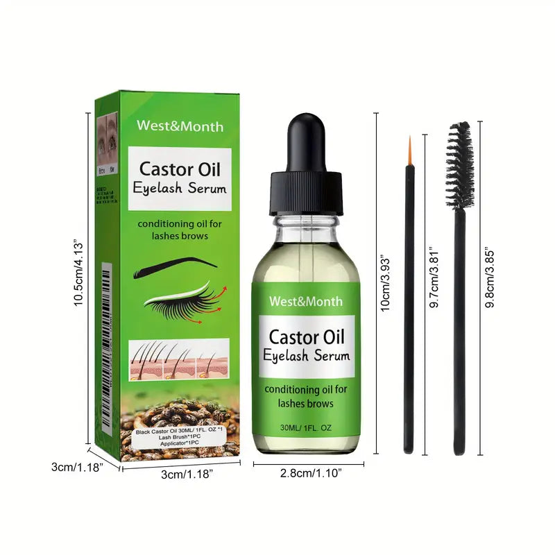 Organic Castor Oil Eyelash Serum