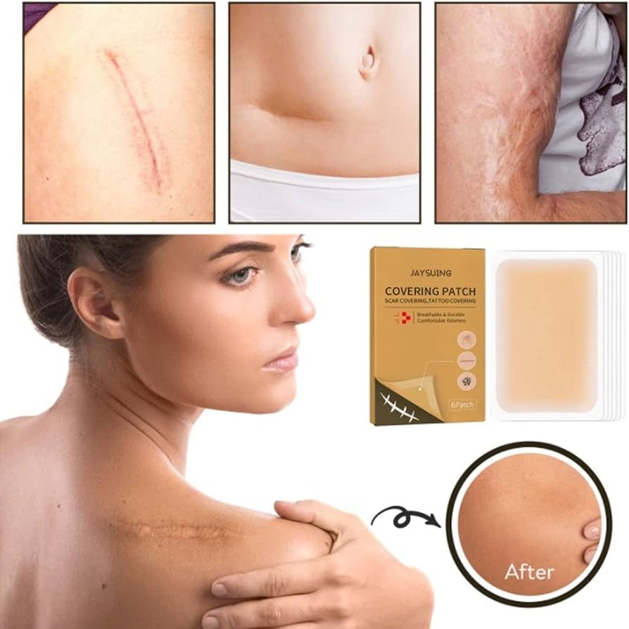 Waterproof Invisible Skin Concealer Patch for Scars and Tattoos 6Pcs