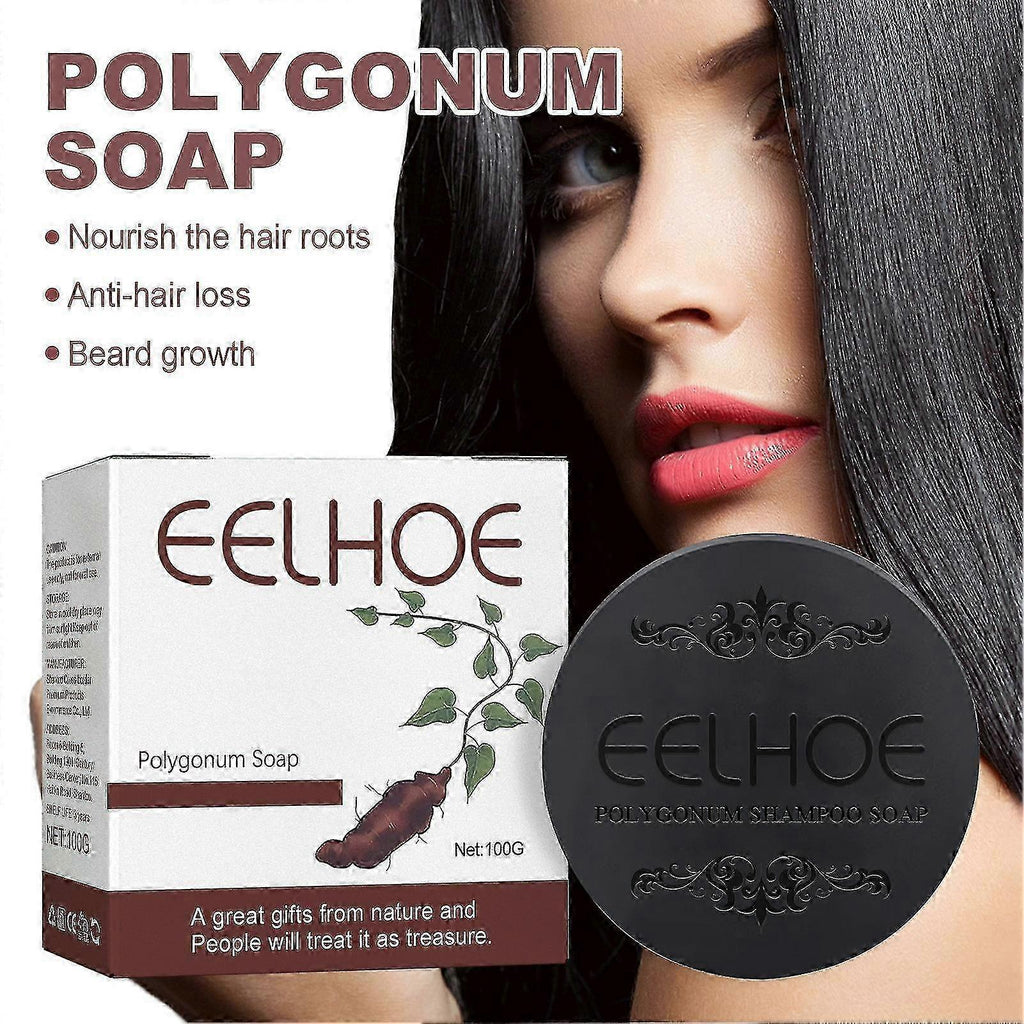 Eelhoe Nourishing Repairing Anti-hair Loss Shampoo Dye Polygonum Bar Soap 100g