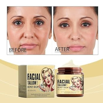 Ouhoe Beef Tallow Honey Balm Deep Moisturizing Cream 120g