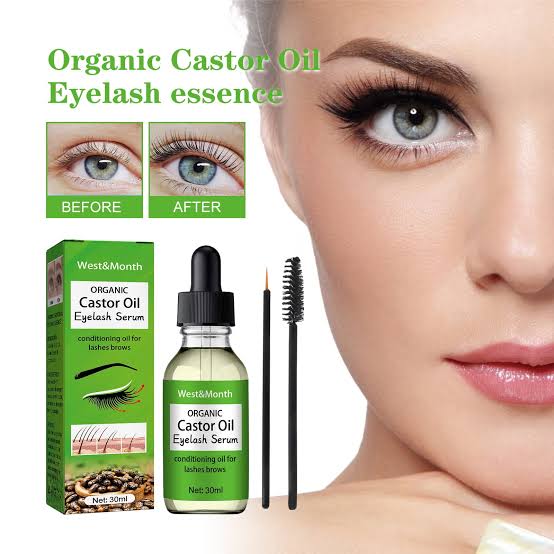 Organic Castor Oil Eyelash Serum