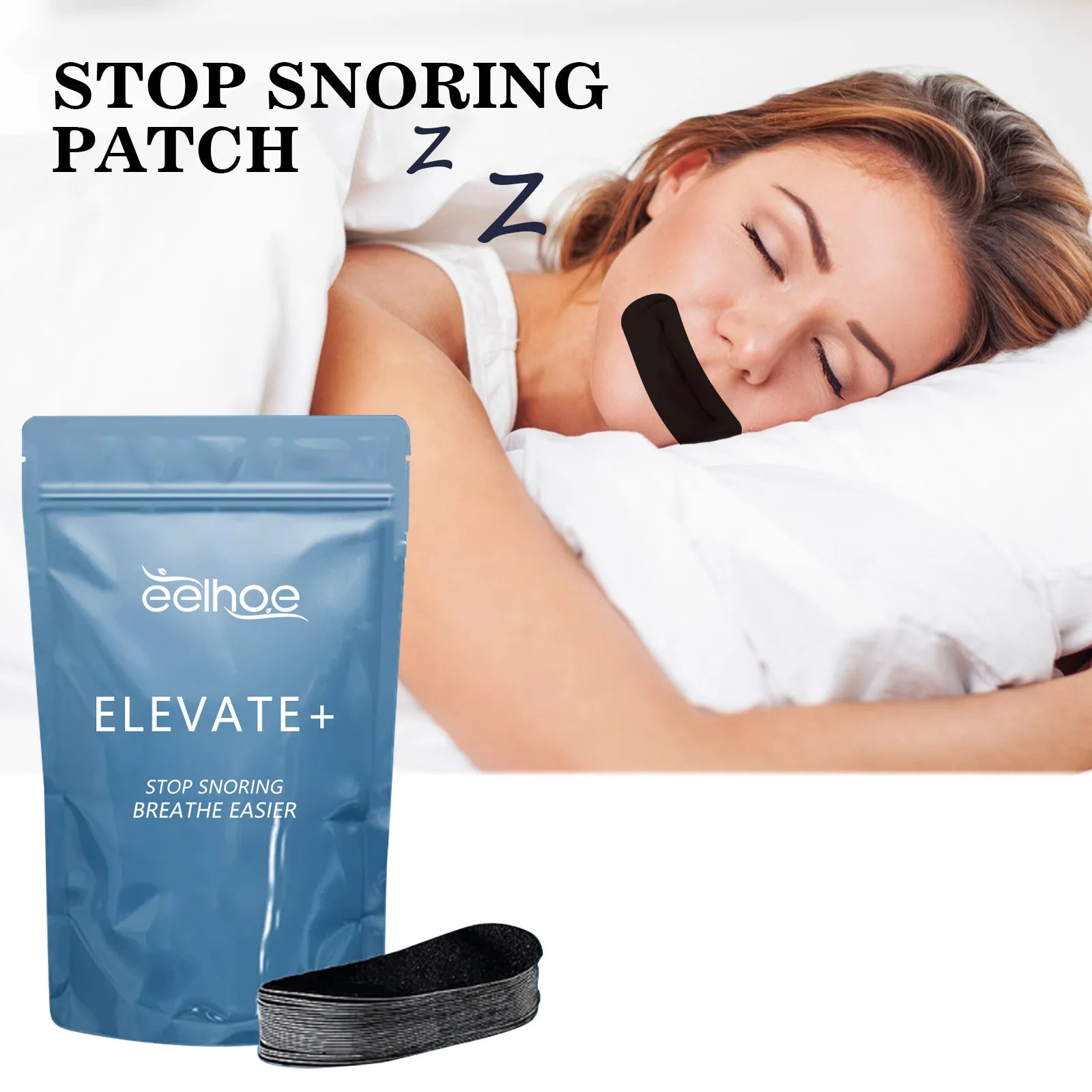 Eelhoe Elevate Anti-Snoring Mouth tape 30pcs